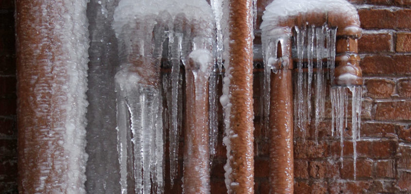 How to prevent frozen pipes.